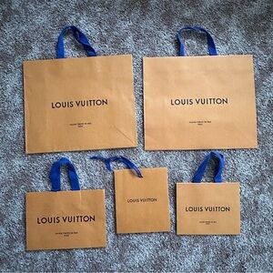 Louis Vuitton Shopping Bags Bundle